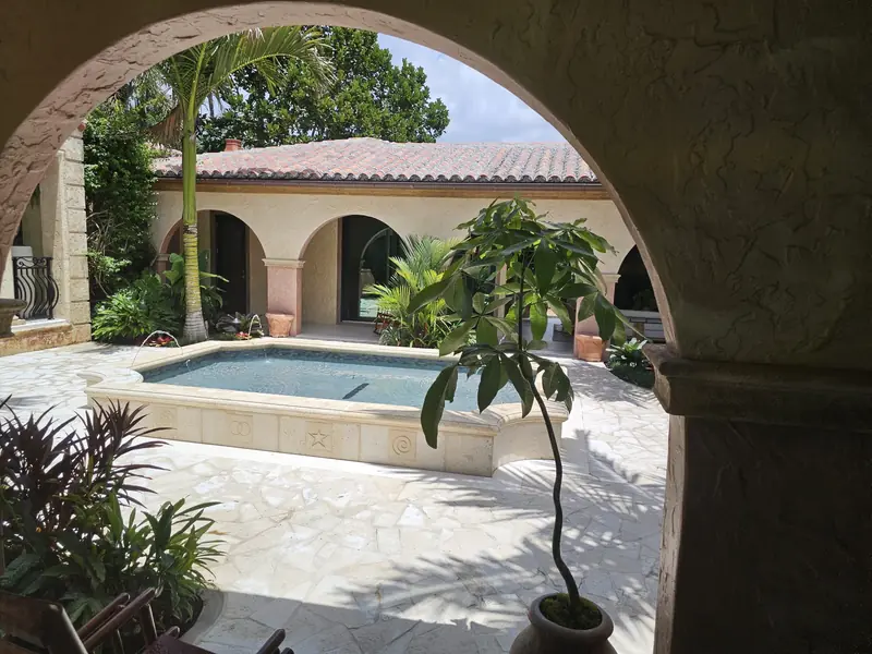 Courtyard & pool — LAM Paint Services project (exterior)
